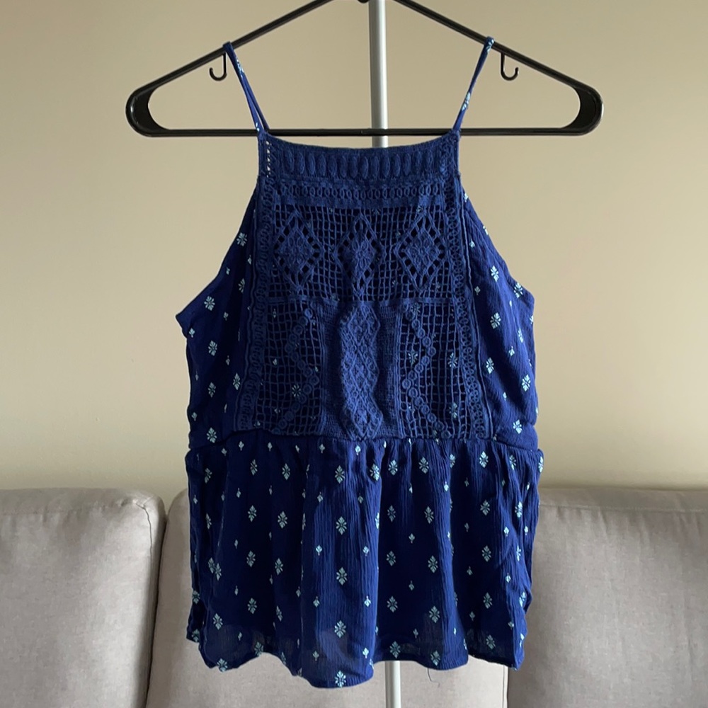 Navy blue girls top